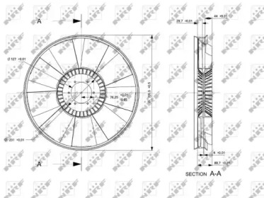 WILMINK GROUP wg1721072 -  Крыльчатка вентилятора, охлаждение двигателя